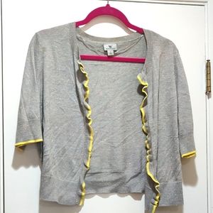 Confetti knit cardigan open front
